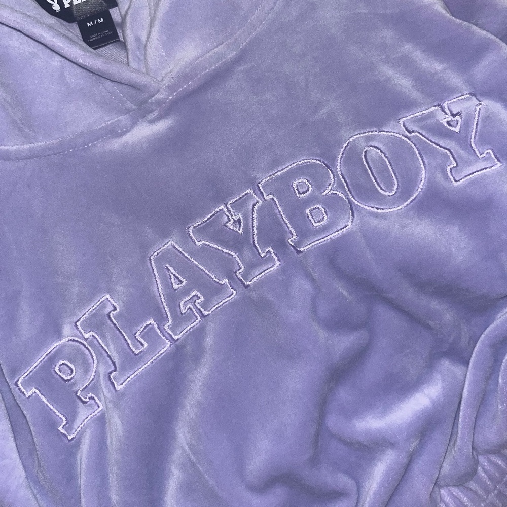 Playboy cropped hoodie